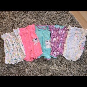 Girl’s Size 18 Months Romper Lot